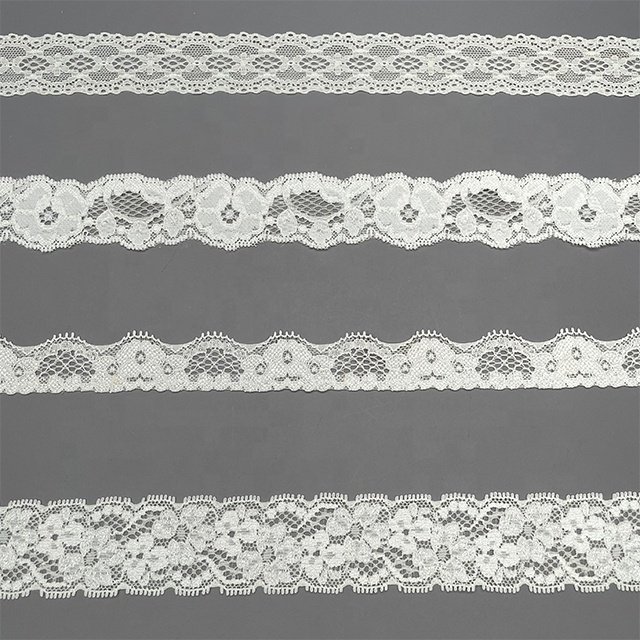 TUTON Custom French Elastic Lace 2.4/3.2/3.5/3.6 CM Trim Wholesale For Dress
