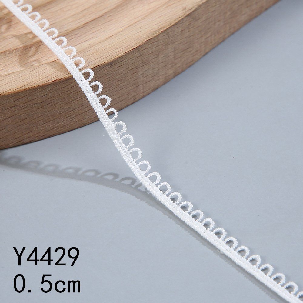 Milk Silk Lace Ribbon Cotton Webbing Water Soluble Embroidery Border Lace Flower Guipure Lace Trim