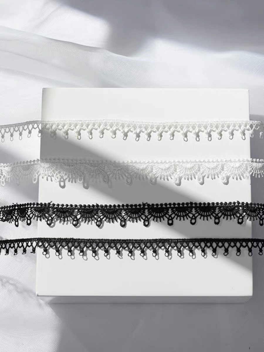 Fashion hot selling the latest lace dress edge decorative design lace trim