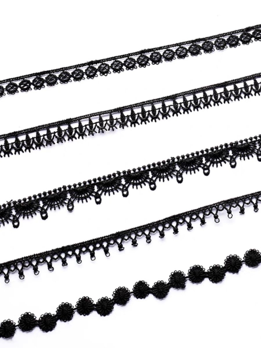 Fashion hot selling the latest lace dress edge decorative design lace trim