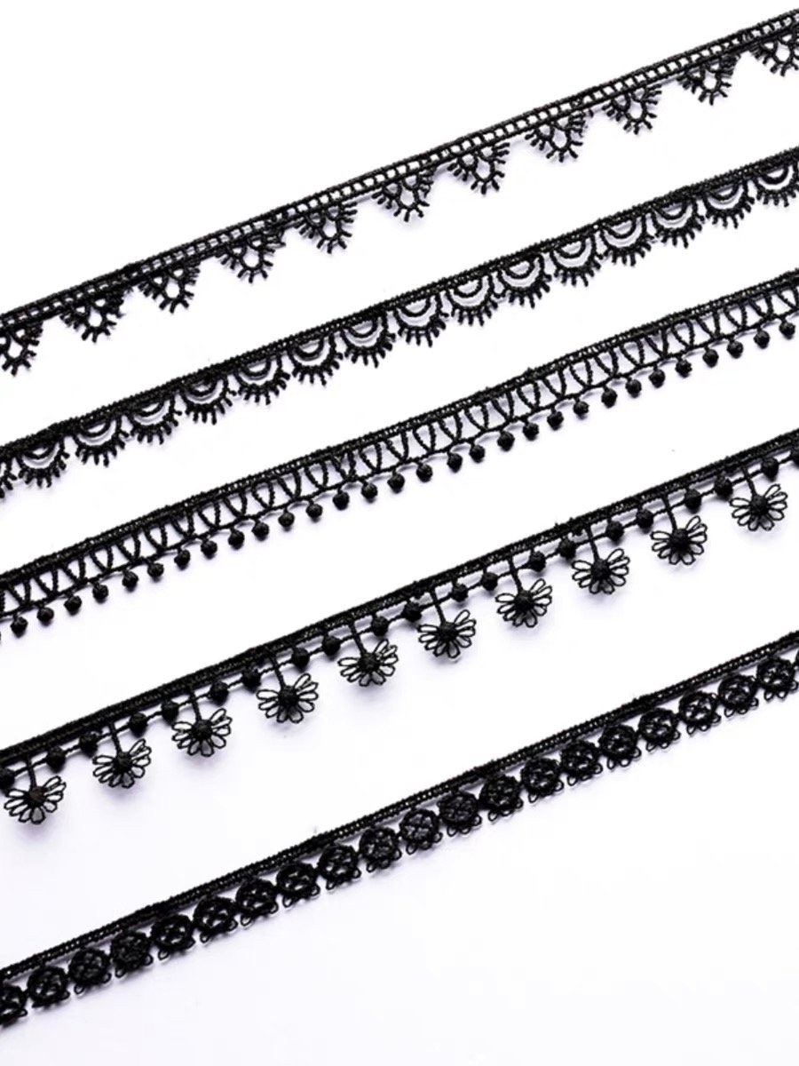 Fashion hot selling the latest lace dress edge decorative design lace trim