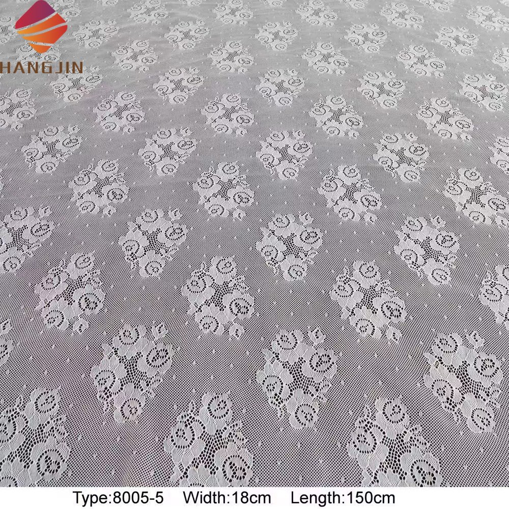 Vintage Style 1.5 Meters French Chantilly Lace Fabric Eyelashes Floral Lace Alencon Lace Fabric Trim For Bridal Gown Wedding