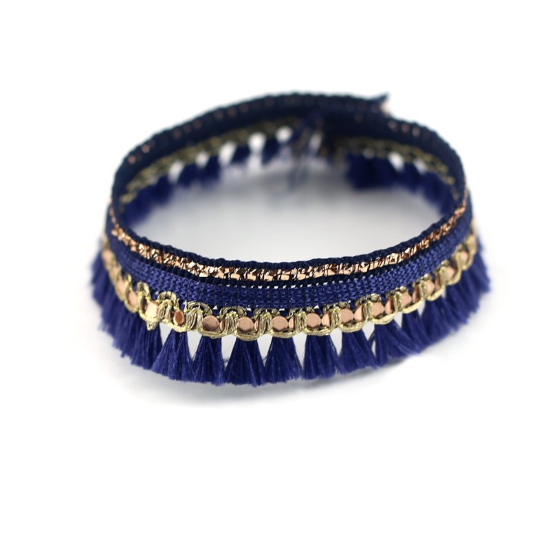 vintage small fringe trimming 2cm tassel fringe lace trims with gold yarn and sequin for garment clothing home textile