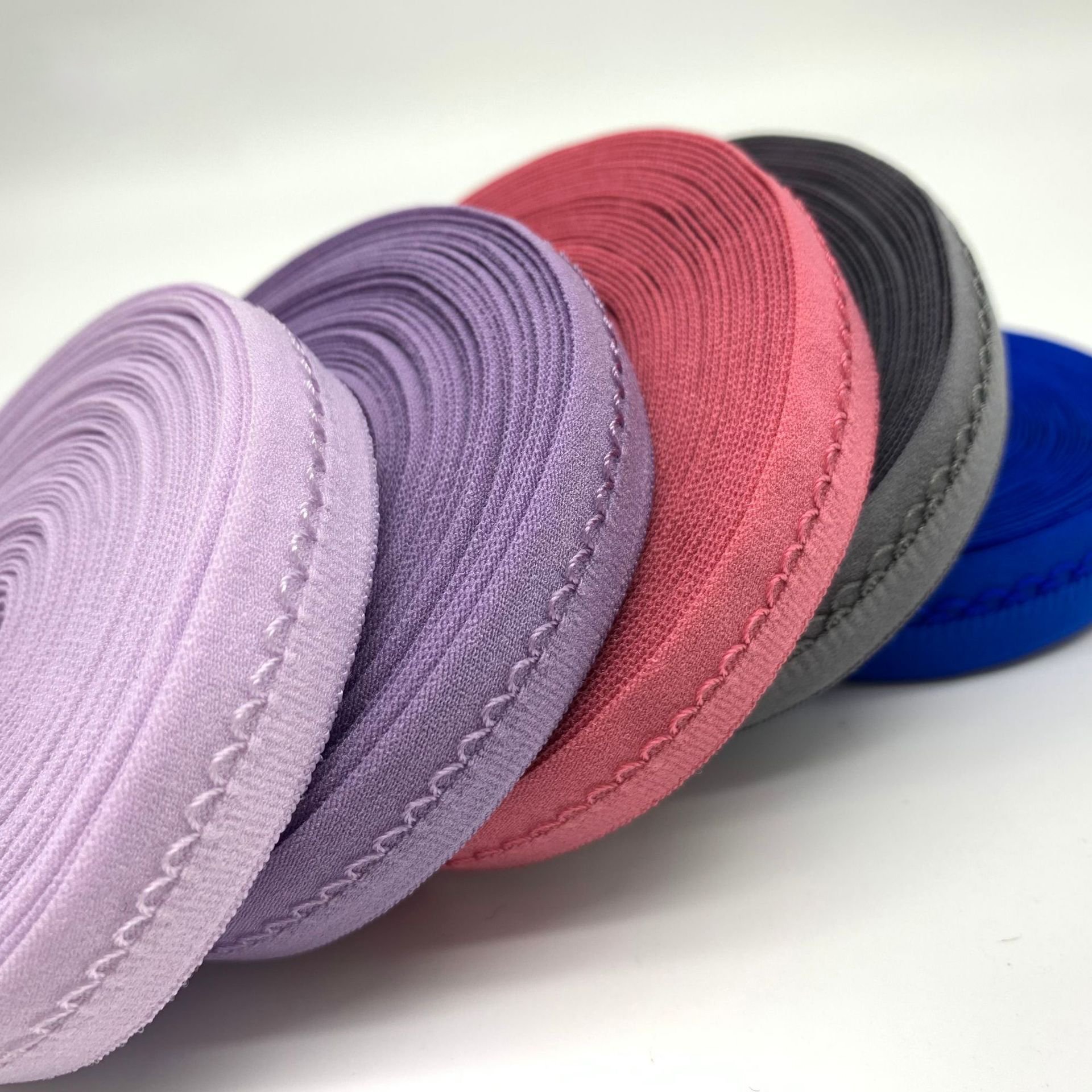 1.5Cm Fold Over Elastic Hem Bud Edge Band Underwear Panty Piping Elastic Band Lace Tooth Band Head Tendon Ribbon