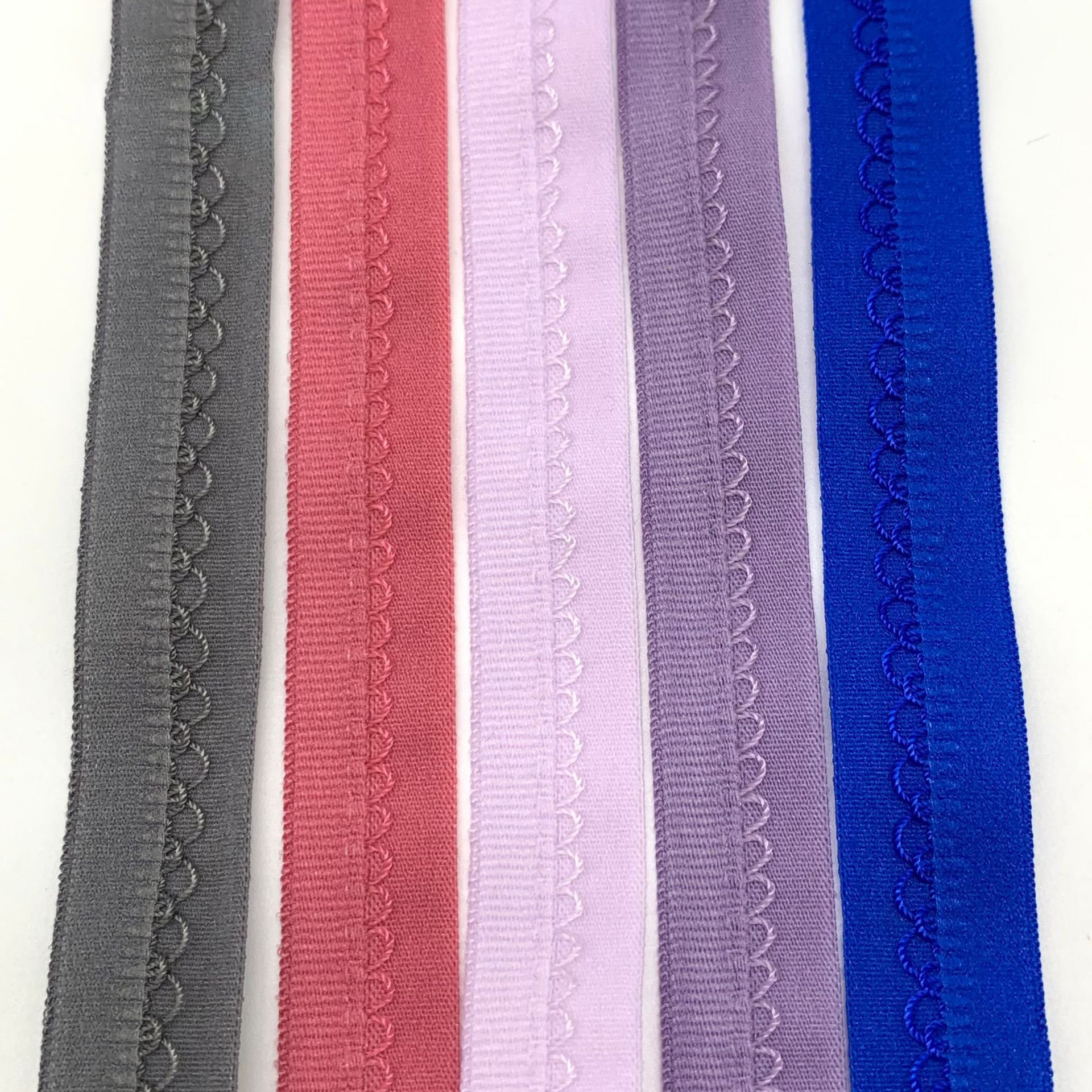 1.5Cm Fold Over Elastic Hem Bud Edge Band Underwear Panty Piping Elastic Band Lace Tooth Band Head Tendon Ribbon