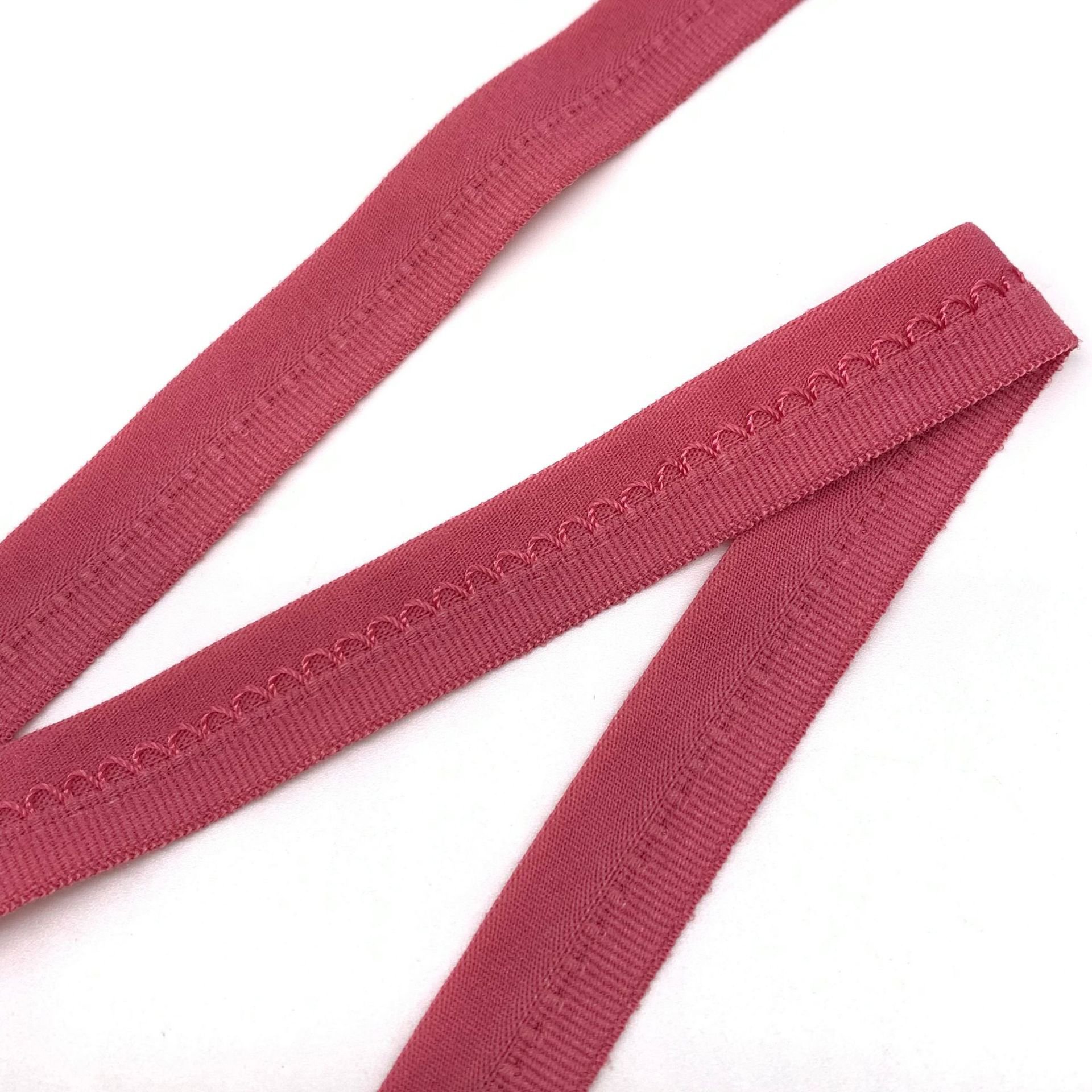 1.5Cm Fold Over Elastic Hem Bud Edge Band Underwear Panty Piping Elastic Band Lace Tooth Band Head Tendon Ribbon