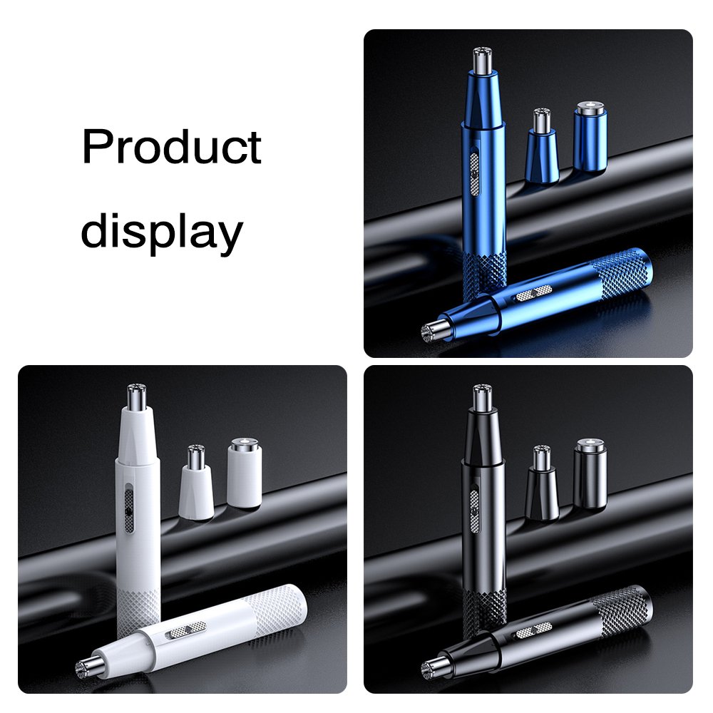 Professional Painless USB Rechargeable Beard Ear Nose Hair Trimmer