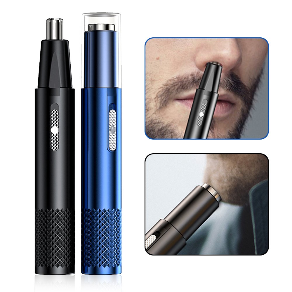 Professional Painless USB Rechargeable Beard Ear Nose Hair Trimmer
