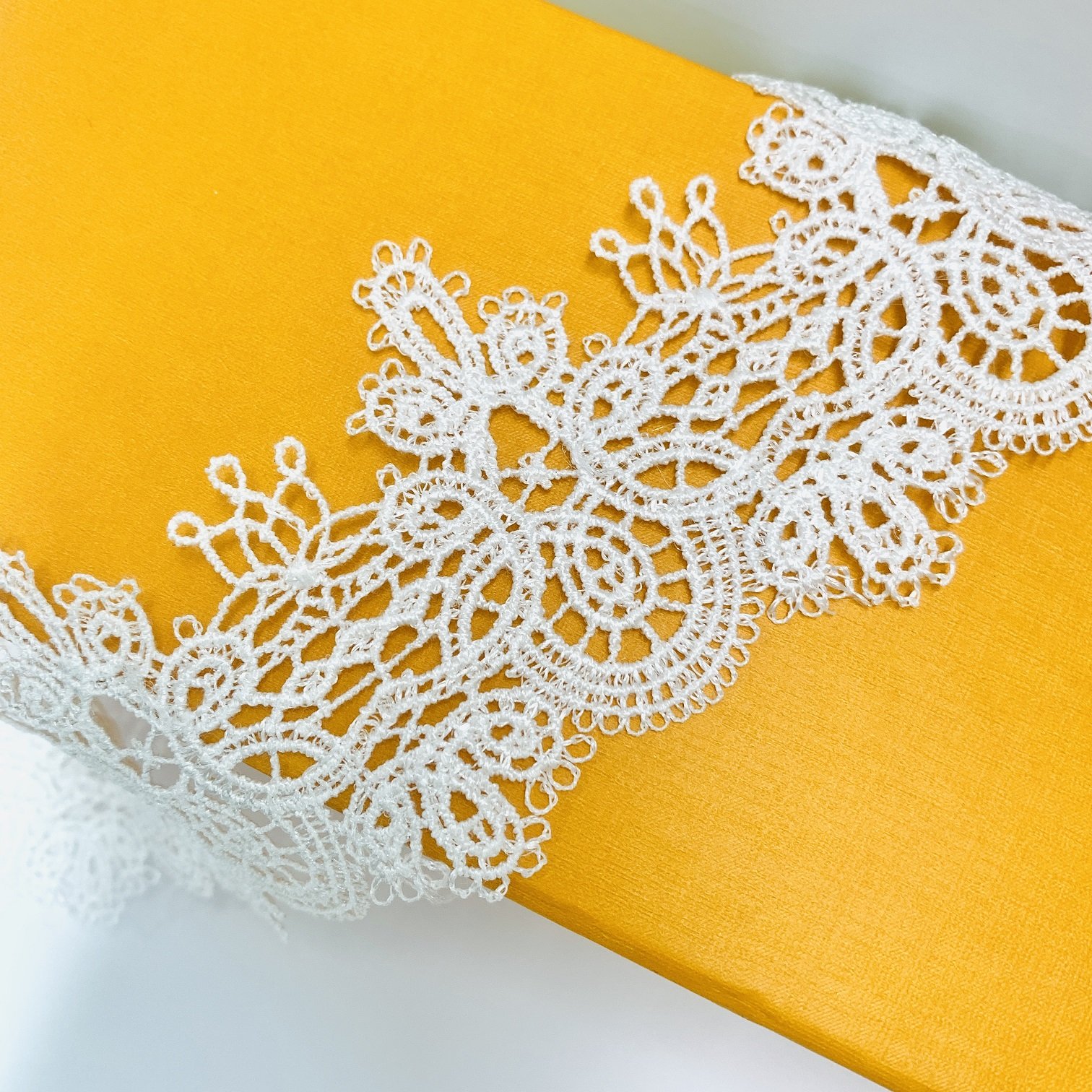 Wholesale 6cm wide Polyester Embroidery Picot tassel fringe Lace Trim Fabric for women Dress Skirt Sleeves Neckline