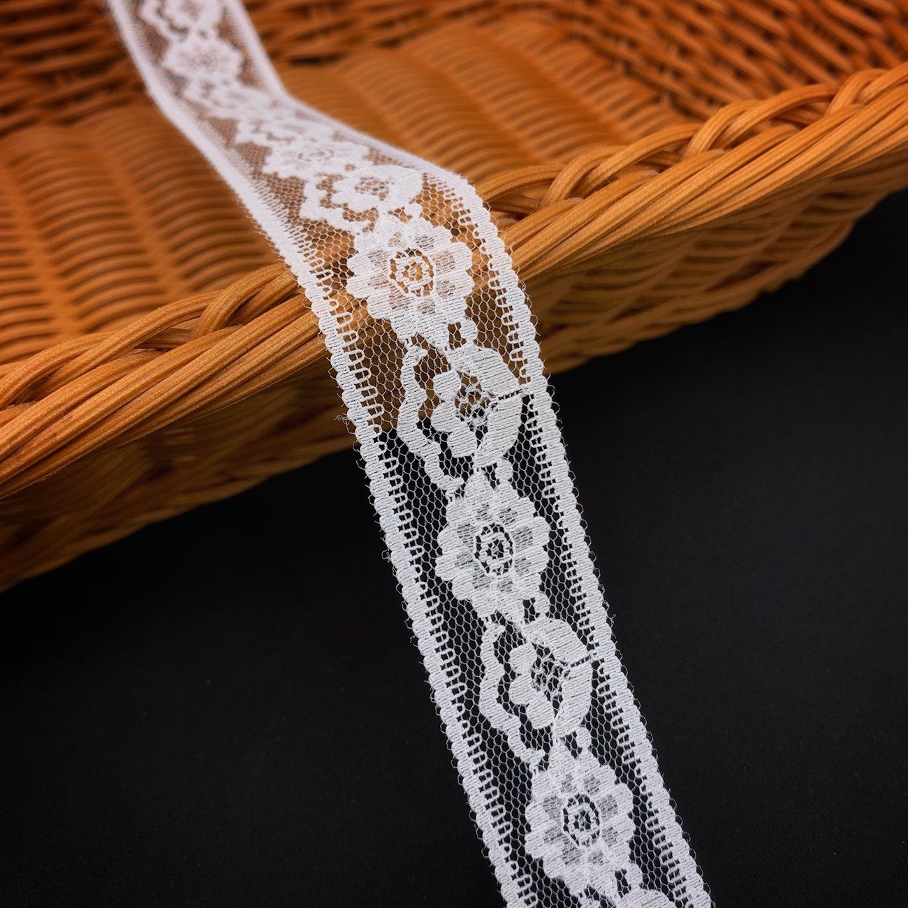 Wholesale Prepare Ready Stock Spandex Tulle Elastic Lace Trim For Underwear