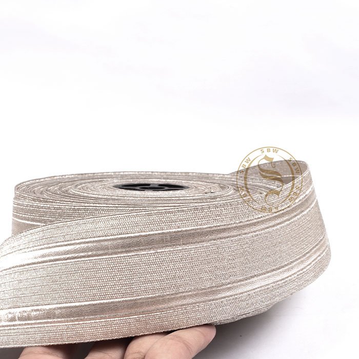 Silver Braid Trim, Lace, Ribbon, Jacquard Galloon Double Stripe Lace Applique Regimental Uniform Braid