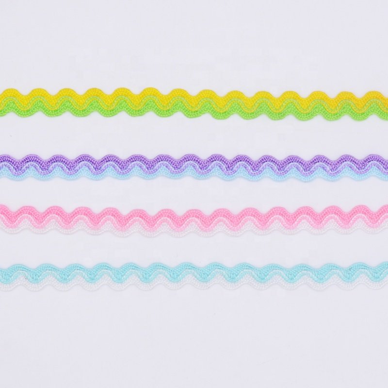 Polyester rick rack dress narrow trims