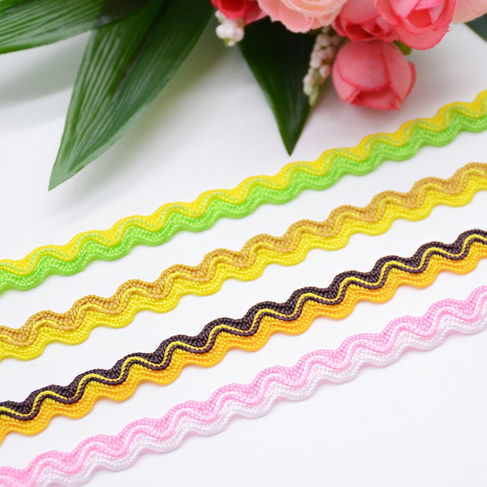 Polyester rick rack dress narrow trims