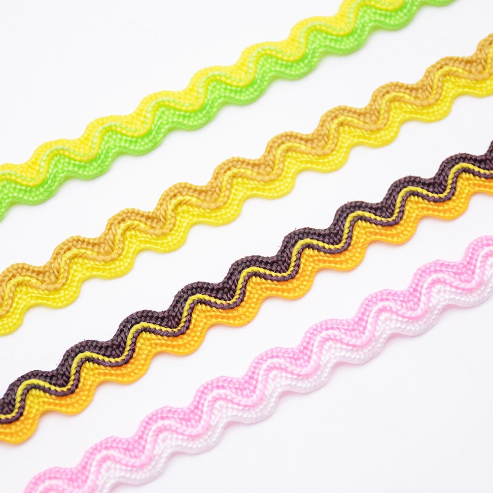 Polyester rick rack dress narrow trims