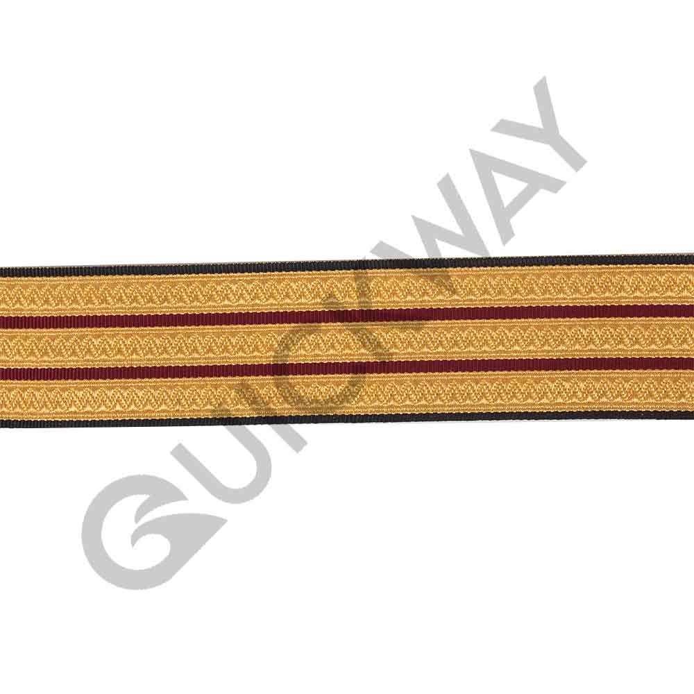 Wholesale Braid Jacquard Trim Customized Decor Ribbon Special Pattern Woven Lace Braid OEM High Quality