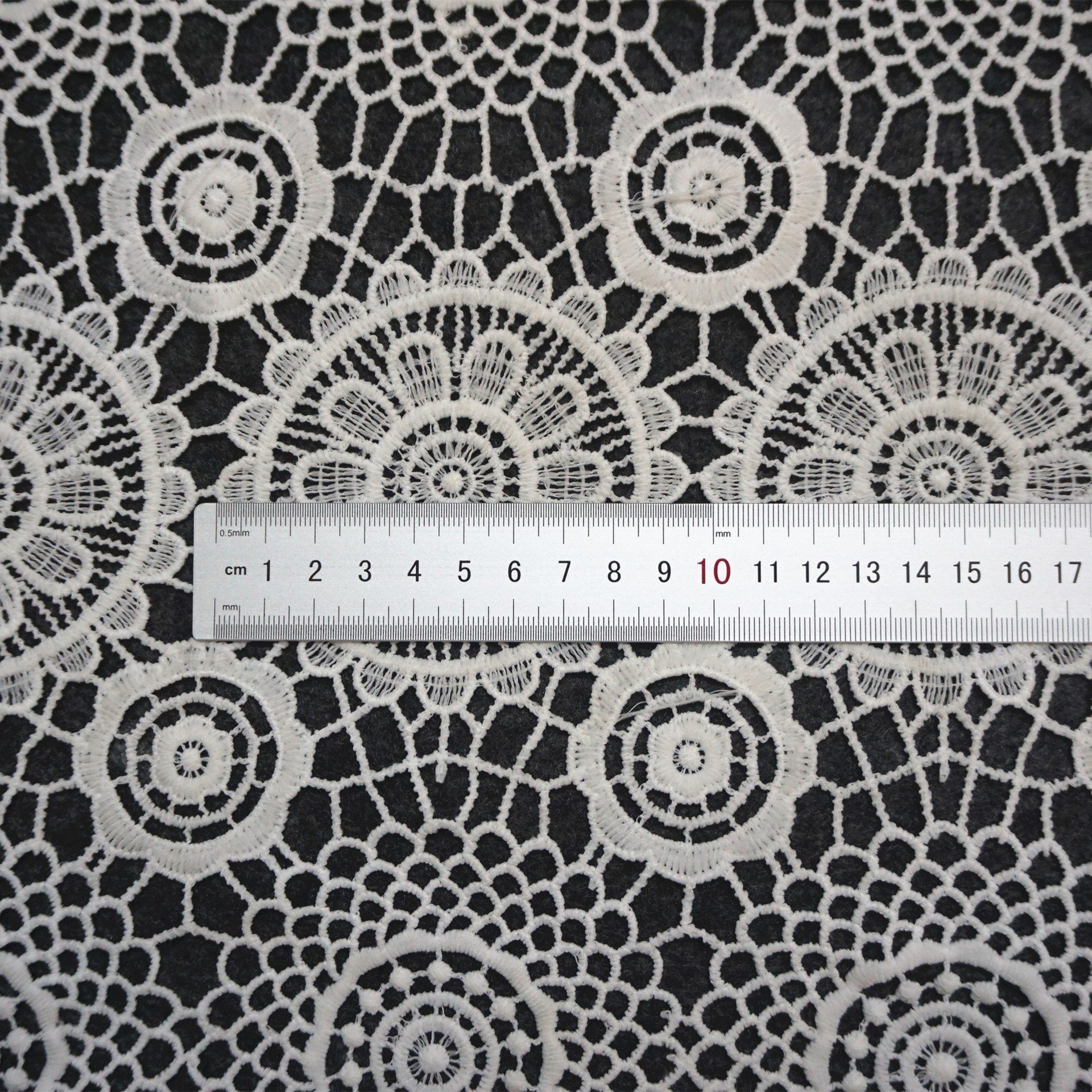 Low price Supply Bridal Supplier French Lace Narrow Stretch 6.0 CM Elastic Lace Trim