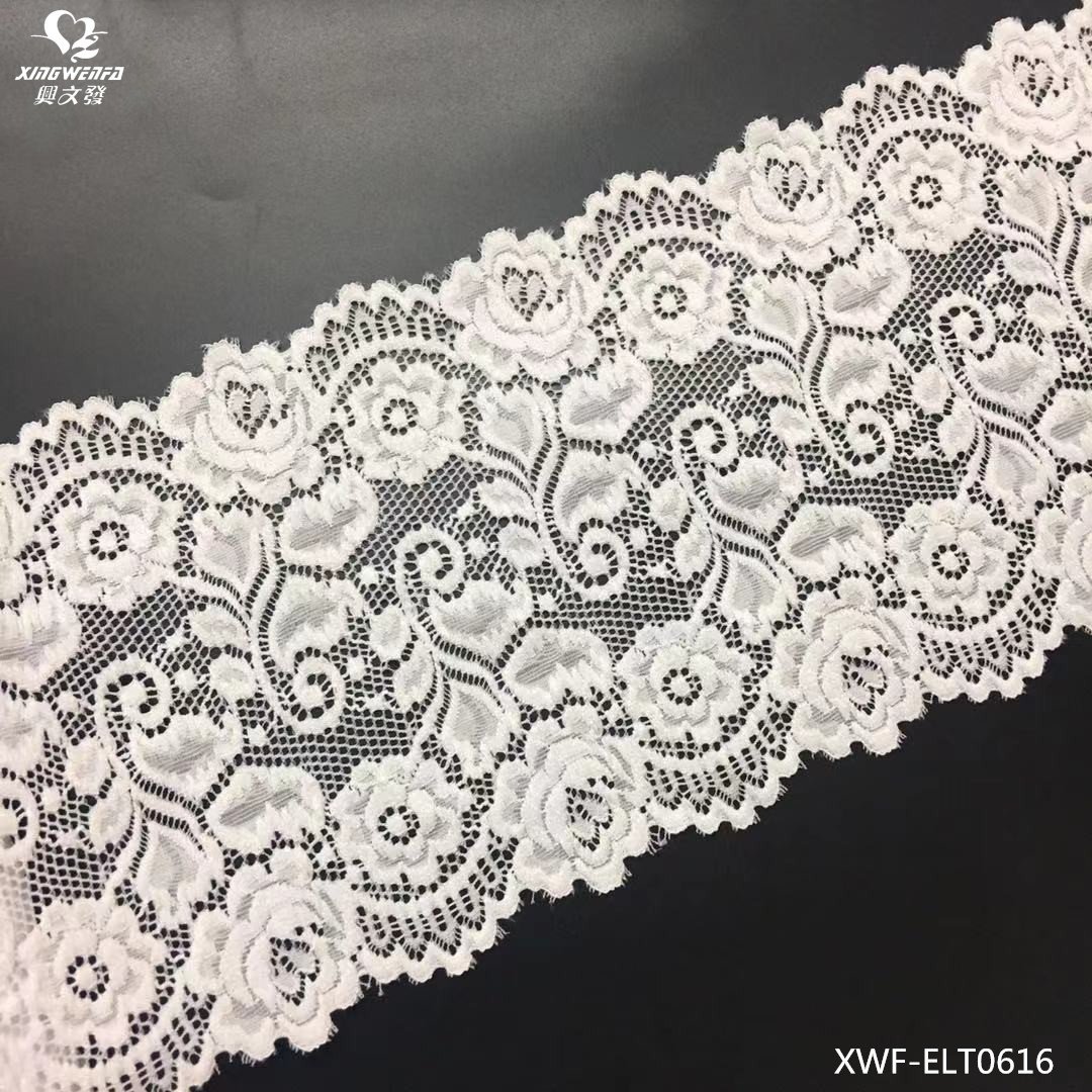 women underwear stretch lace trim elastic lace trim white lace elastic fabric