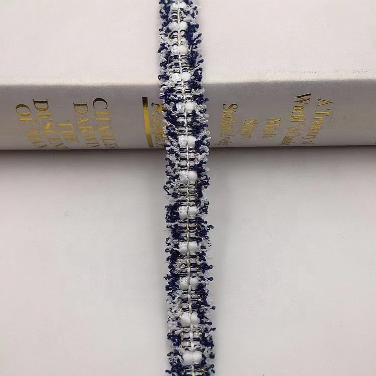 20mm Glitter Braided Macrame Crochet Lace Trim Hair Clip Headband Costume Sewing Craft