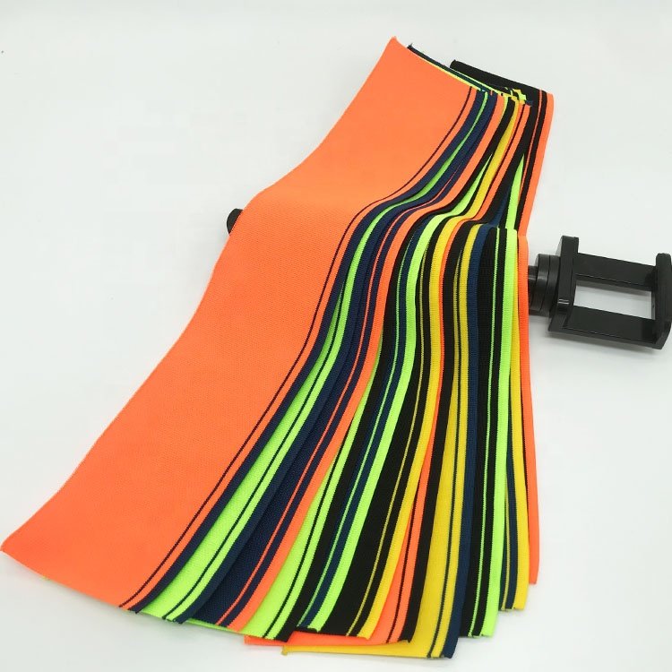 1x1 Flat Knit Rib T Shit Neckline Trim Rib Poly Fill Polo Collar And Hard Stripes Ribbed Fabric