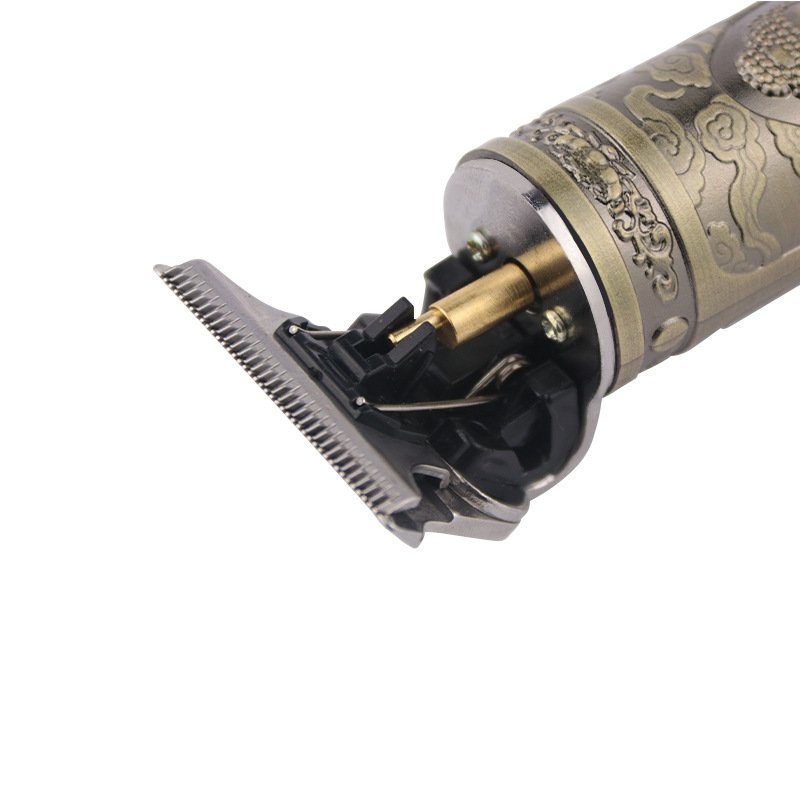 Men's Electric Wet/Dry Trimmer with Replaceable Head Waterproof Body and Groin Hair Trimmer for Shaving