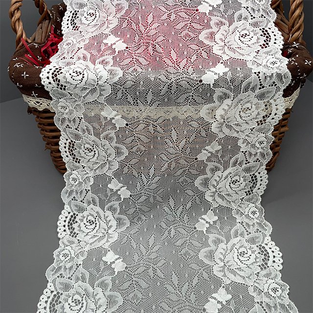 TUTON Hot Sale Factory Product Knitting Good New Design Elastic Lace Trim
