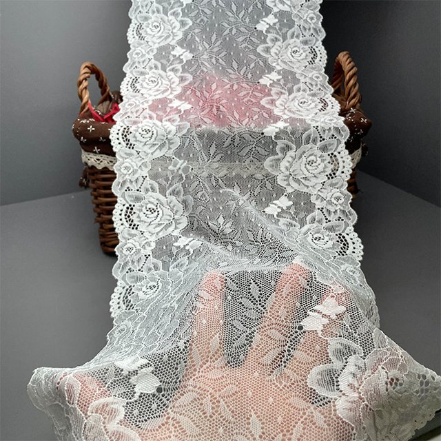 TUTON Hot Sale Factory Product Knitting Good New Design Elastic Lace Trim