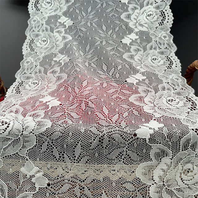 TUTON Hot Sale Factory Product Knitting Good New Design Elastic Lace Trim