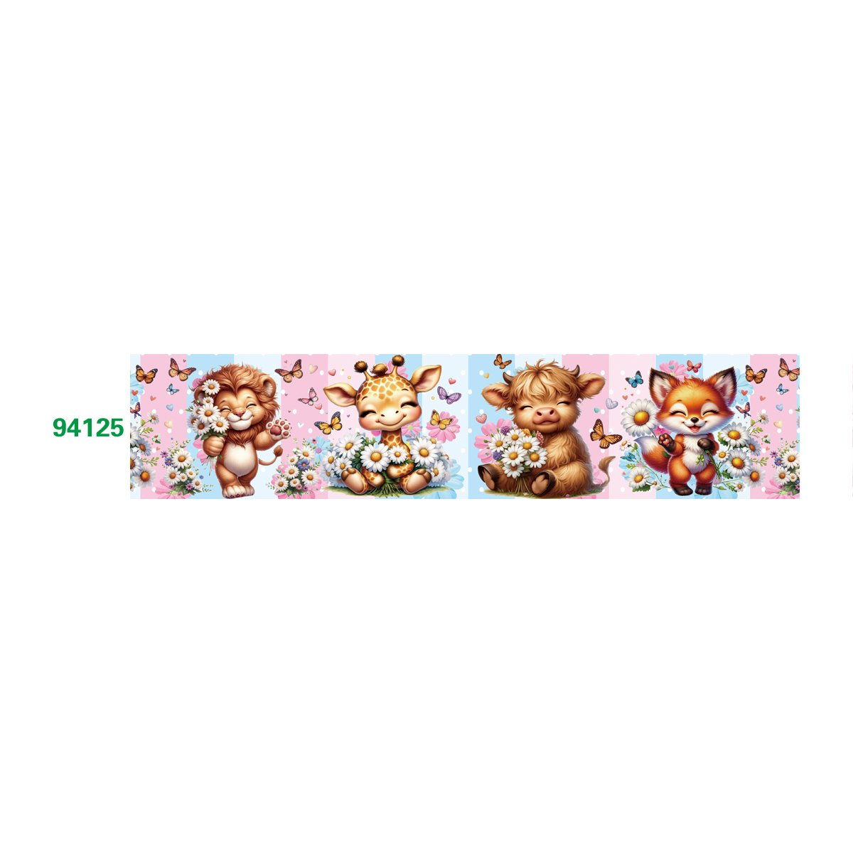 75mm 3inch 50yards printed satin ribbon decorating flower bouquet cake gift ribbons