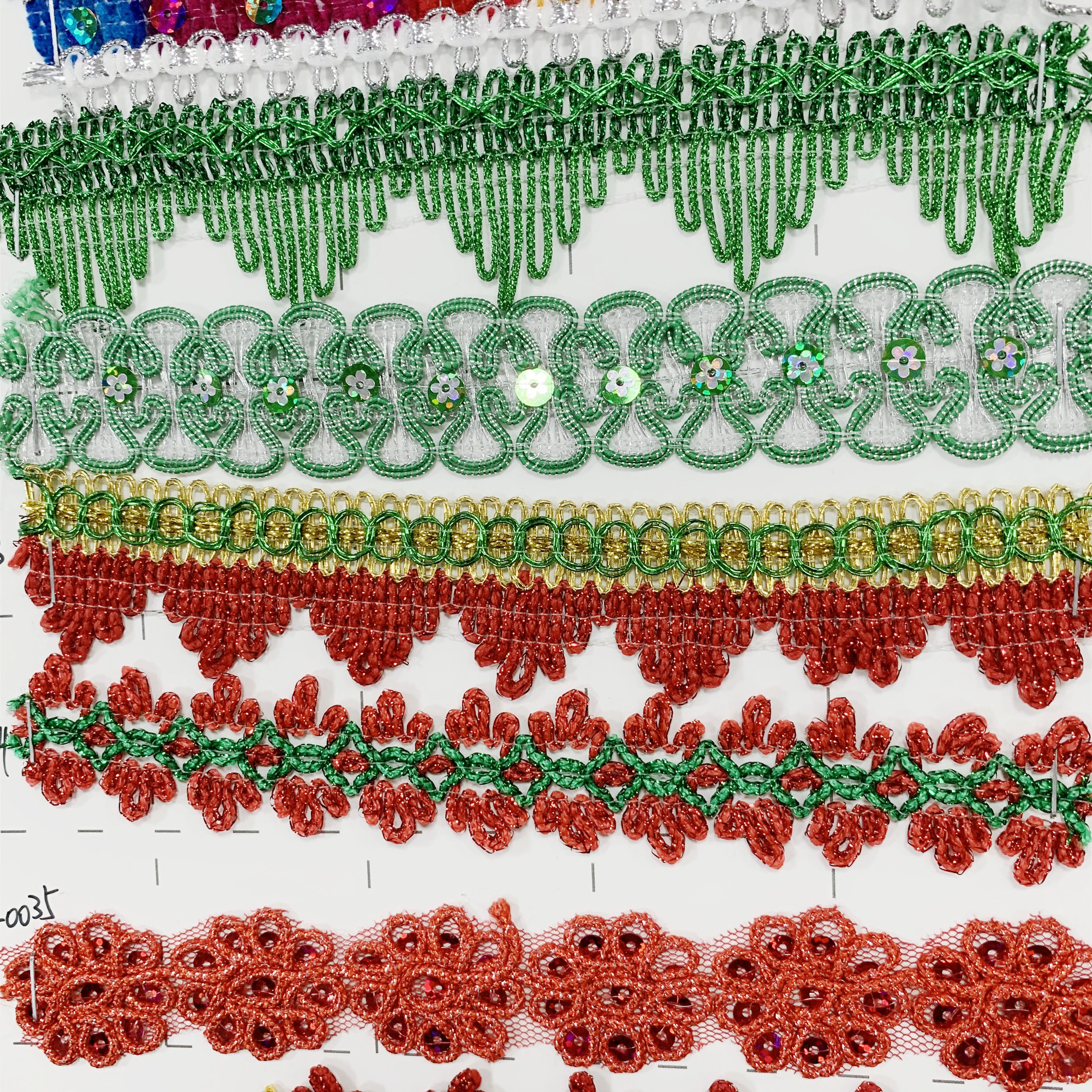 wholesale hot sale colorful embroidery flower sequin lace trimming clothes accessories