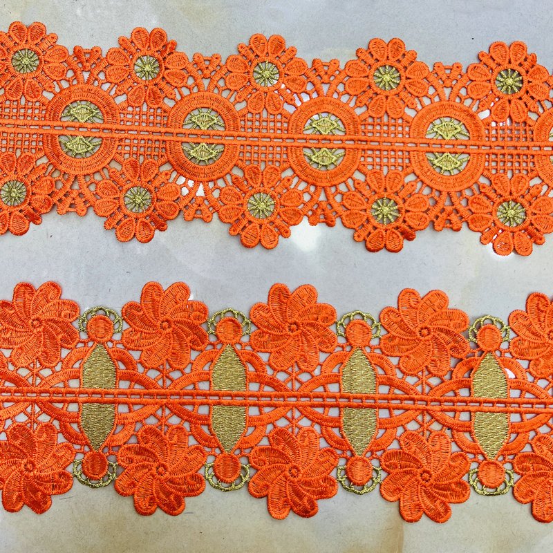 whole sale embroidery polyester colors lace sequined trimming lace