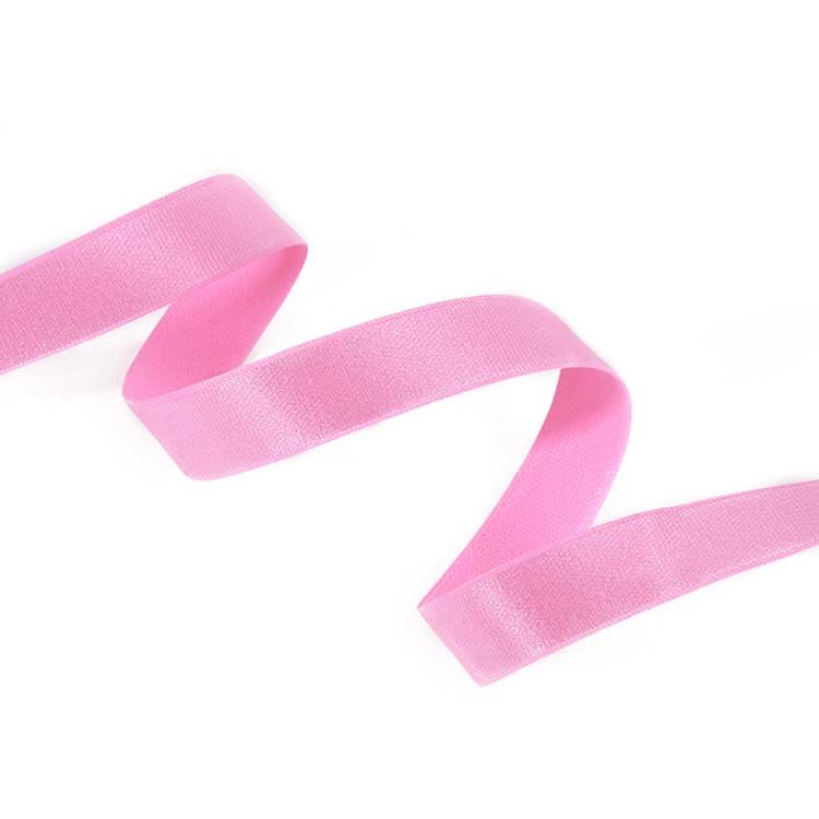 Underwear Bra Shoulder Shiny Plush Soft Elastic Webbing Belt Nylon Stretch Lingerie Bra Shoulder Strap Webbing