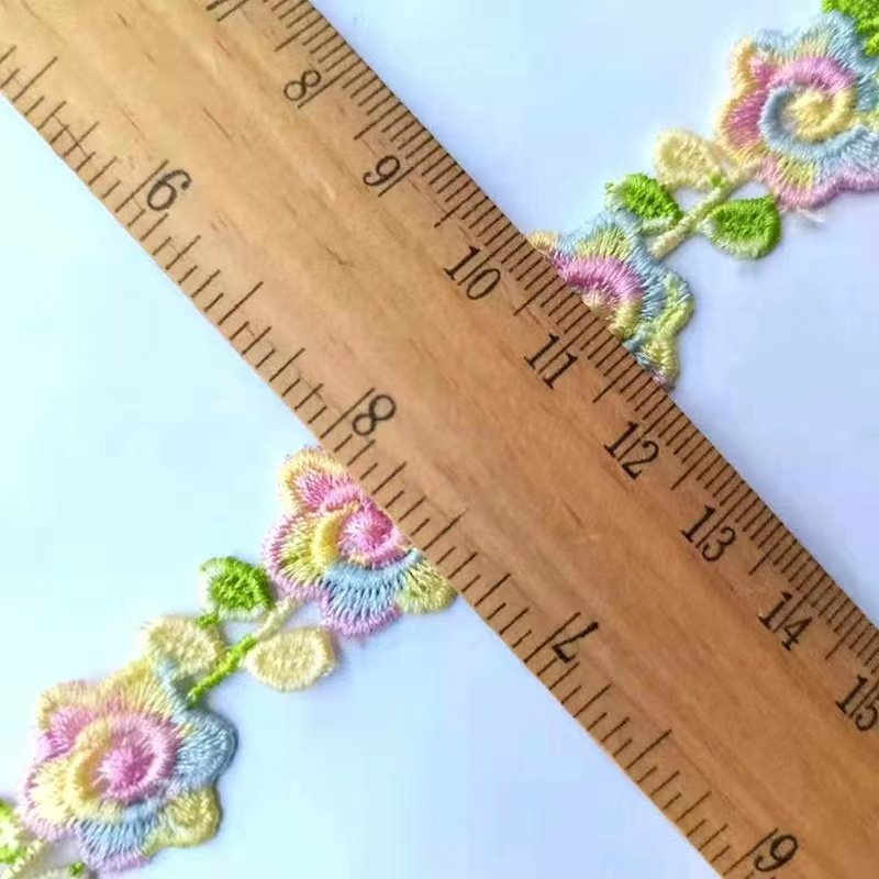 Spot 2cm flower embroidery water-soluble lace DIY handmade decorative accessories lace