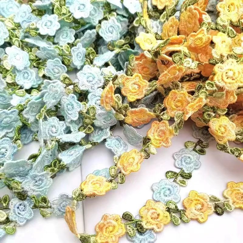 Spot 2cm flower embroidery water-soluble lace DIY handmade decorative accessories lace