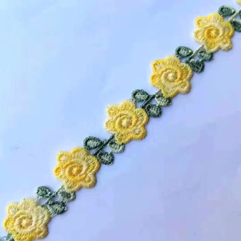 Spot 2cm flower embroidery water-soluble lace DIY handmade decorative accessories lace