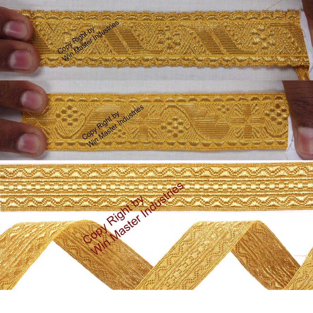 Braid Lace Vestment Trim Galloons Braids Ribbon Vestment Polyester
