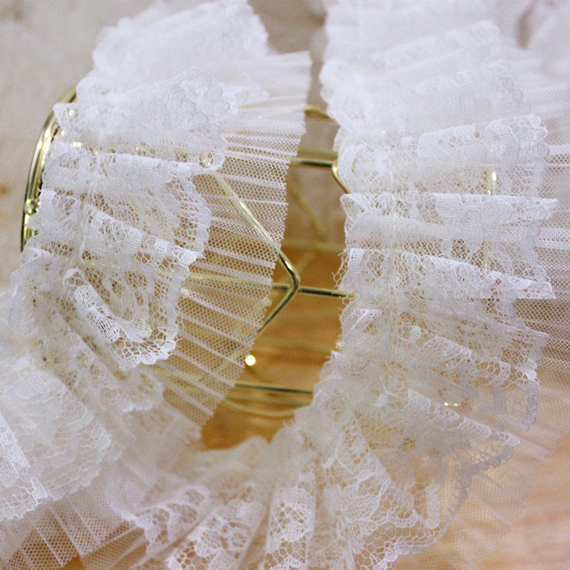 Eco-Friendly Sustainable Macrame Tulle Polyester Bridal Fabric Wholesale Mesh Voile Embroidery Trim Chemical Elastic Lace