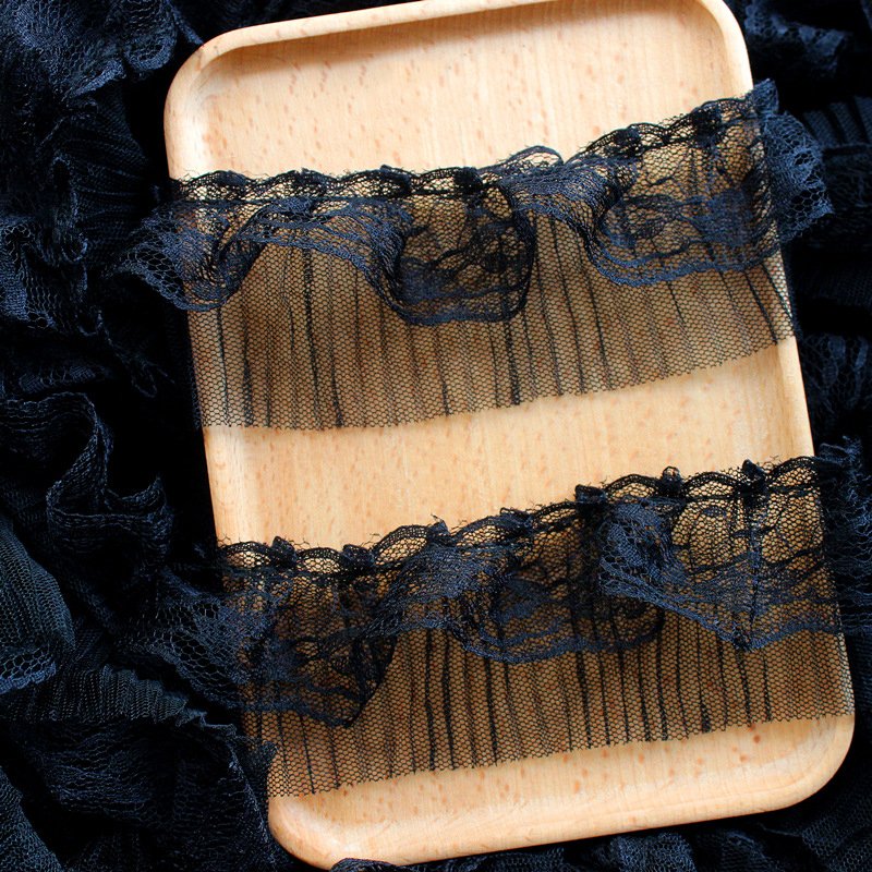 Eco-Friendly Sustainable Macrame Tulle Polyester Bridal Fabric Wholesale Mesh Voile Embroidery Trim Chemical Elastic Lace