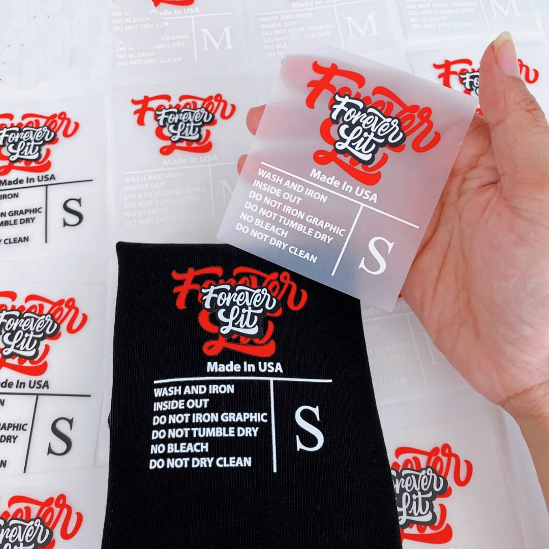 Factory Custom Clothes Accessories Wholesale Heat Transfer Logo High Quality Heat Transfer Labels For Clothing