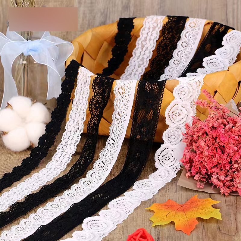 High-quality Luxury Embroidered Water-soluble Polyester Chemical Hollowed Out Lace Trim For Decorative Clothing Border Lace