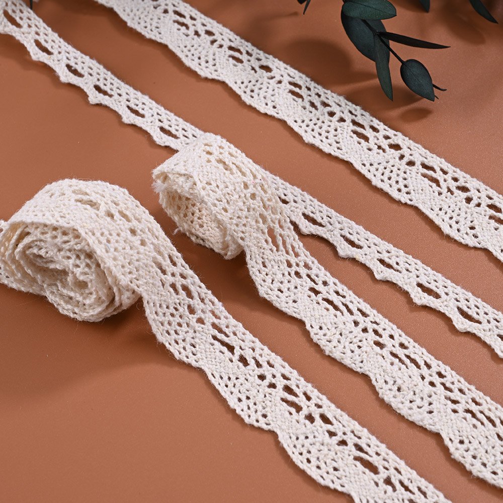 Embroidery Cotton Crochet Lace Trim 2cm/3cm Lace Ribbon for Sewing