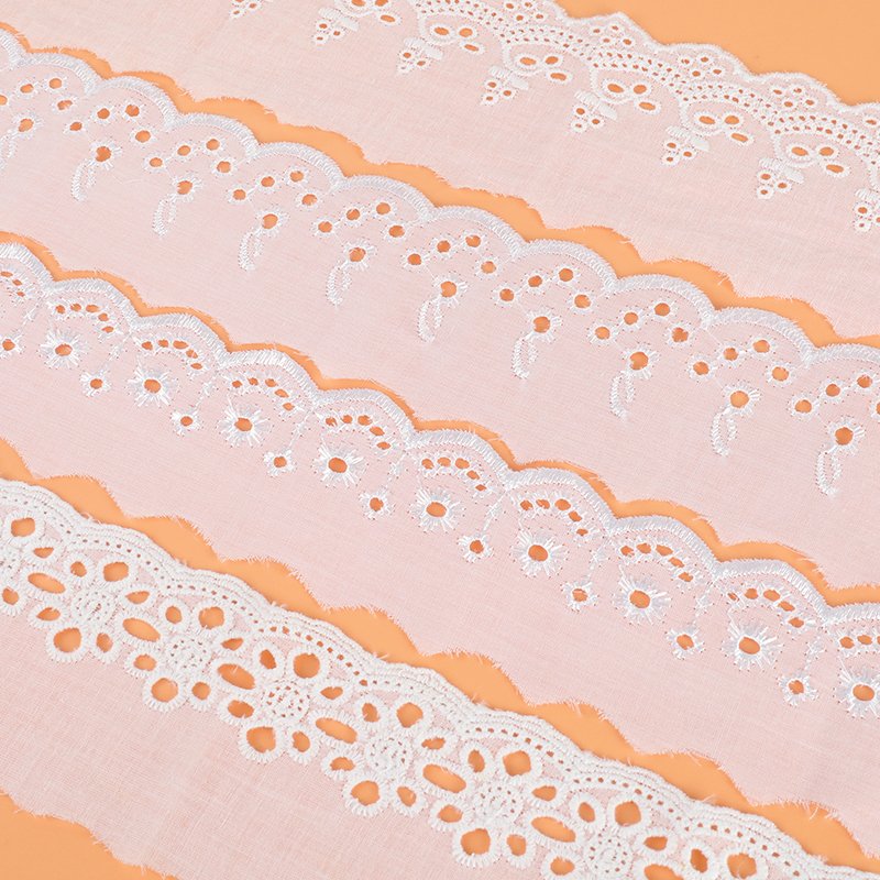 Wholesale french lace Trim for wedding dress lace ribbon Sewing embroideries clothing accessories