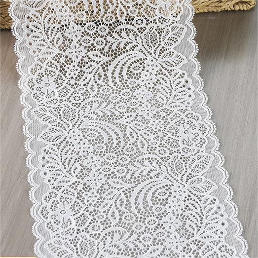 Nylon double wave elastic lace big edge underwear accessories weeding lace trim