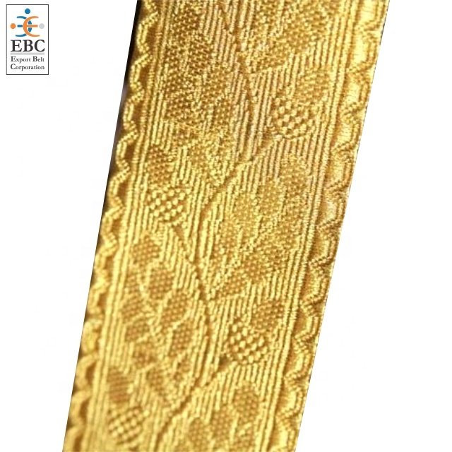 6-7mm Gold Braid Lace Wholesale Uniform Ranks Pants Decoration Sequin Fabric French Braid for Uniforms Epaulette Shoulder Board