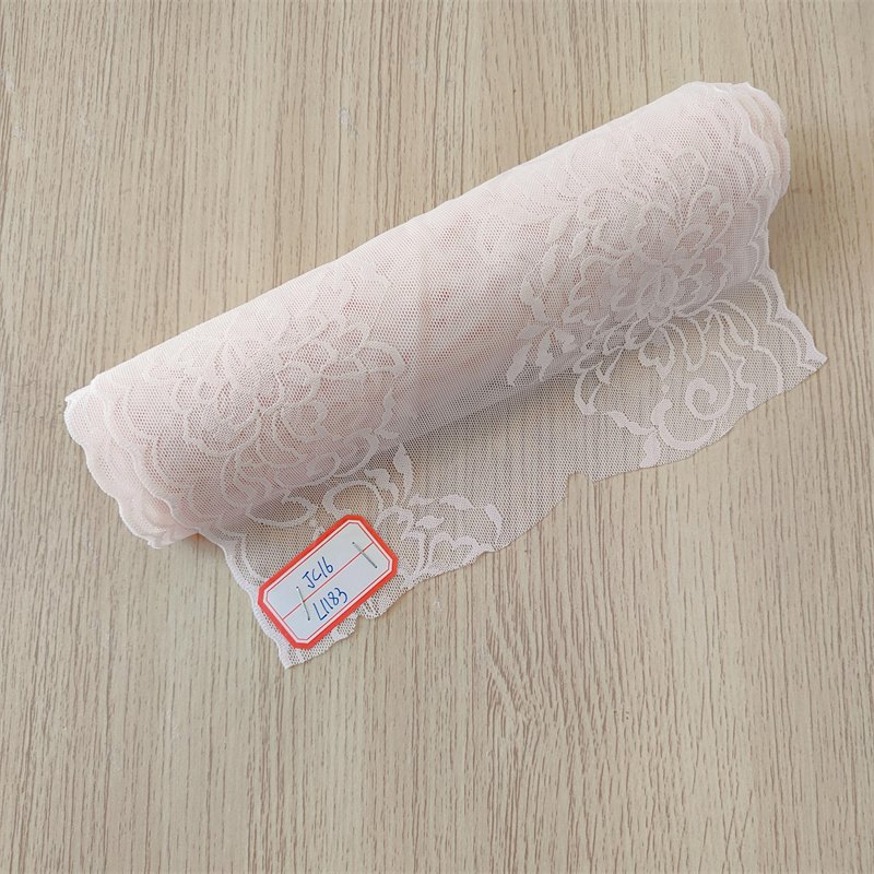 DINGC16 23cm Stretch elastic Lace Trim Floral Lace Fabric Elastic Lace Ribbons for Crafts and Gift Wrapping Decorating