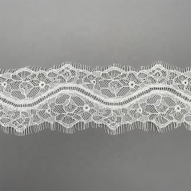 TUTON Custom French Guipure Bridal Width Eyelash Lace Trim For Dress