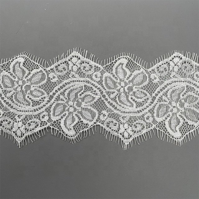 TUTON Custom French Guipure Bridal Width Eyelash Lace Trim For Dress