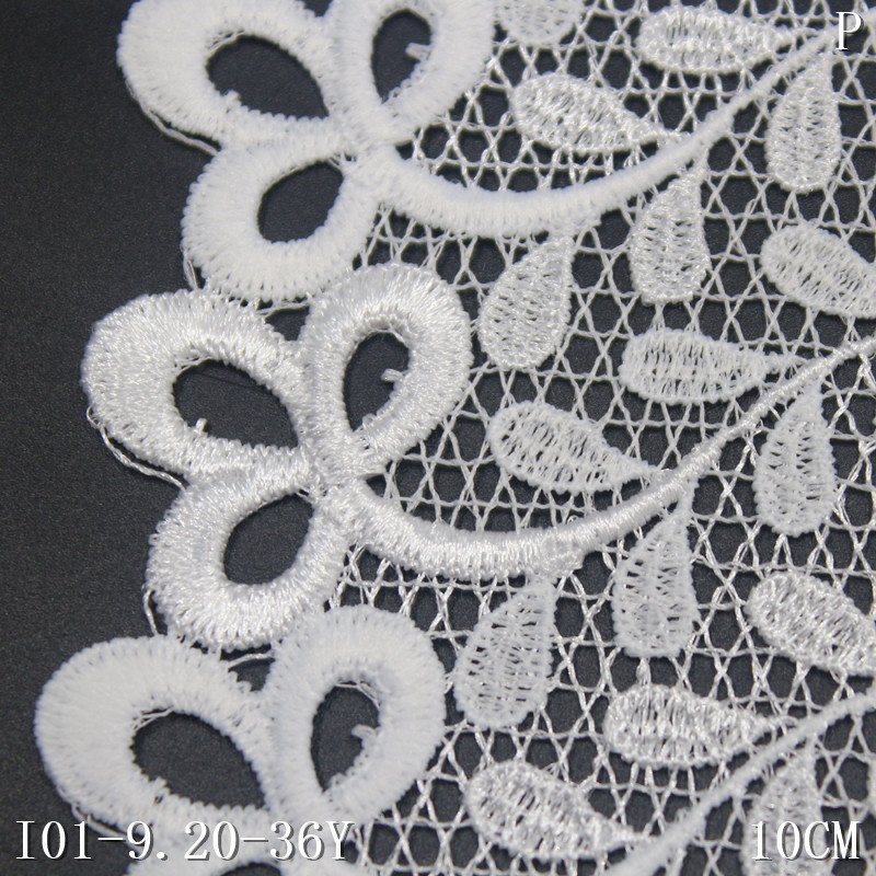 Milk Silk Lace Ribbon Webbing Water Soluble Embroidery Border Lace Flower Guipure Lace Trim