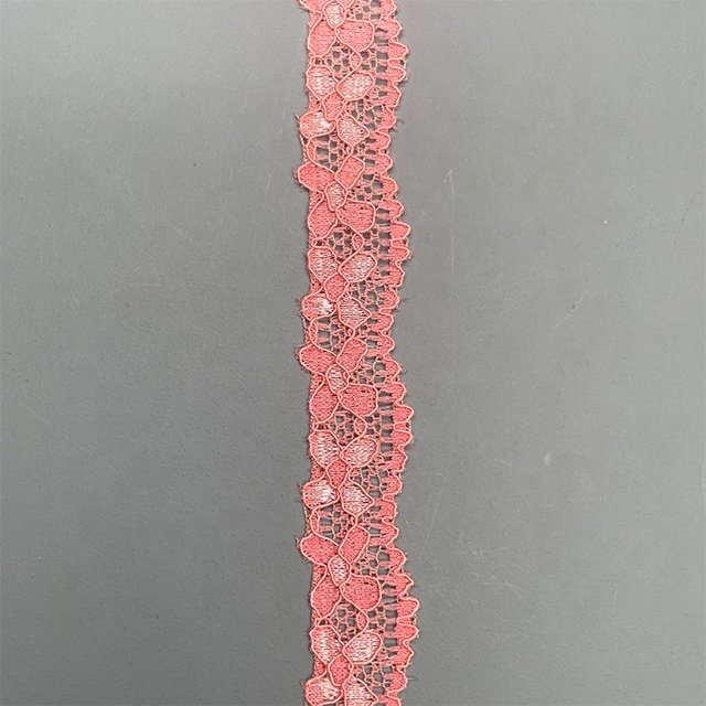 TUTON Top Quality Custom French Elastic 1.6/5.7/8.0 CM Trim Wholesale for Lingerie Narrow Stretch Lace Spandex / Nylon DTM