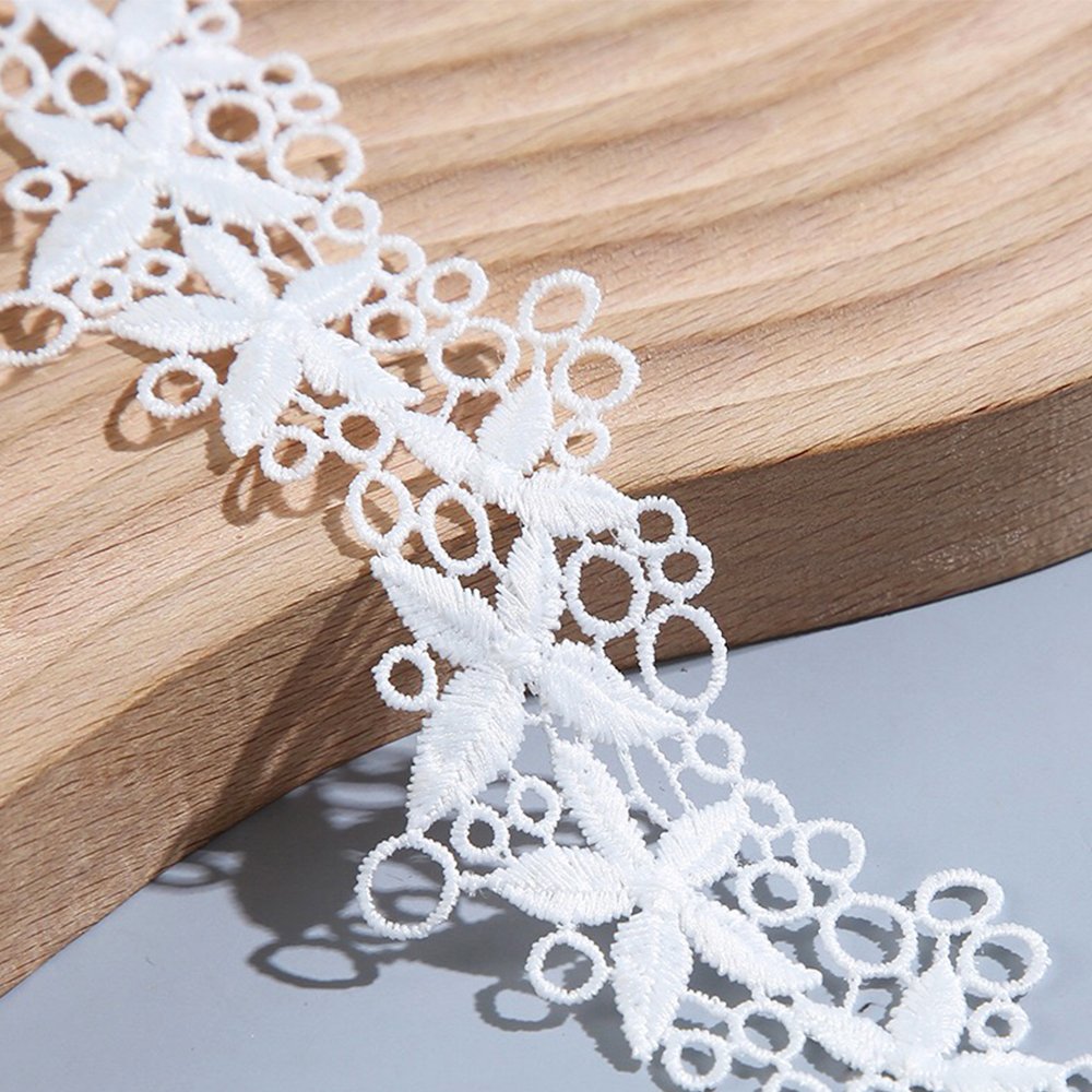 3.5 cm pentagram pattern Korean lace trim for dress
