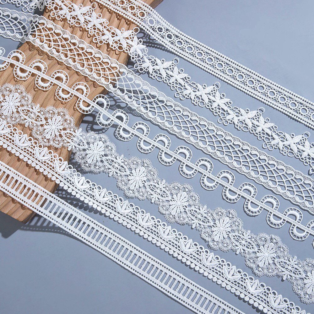 3.5 cm pentagram pattern Korean lace trim for dress